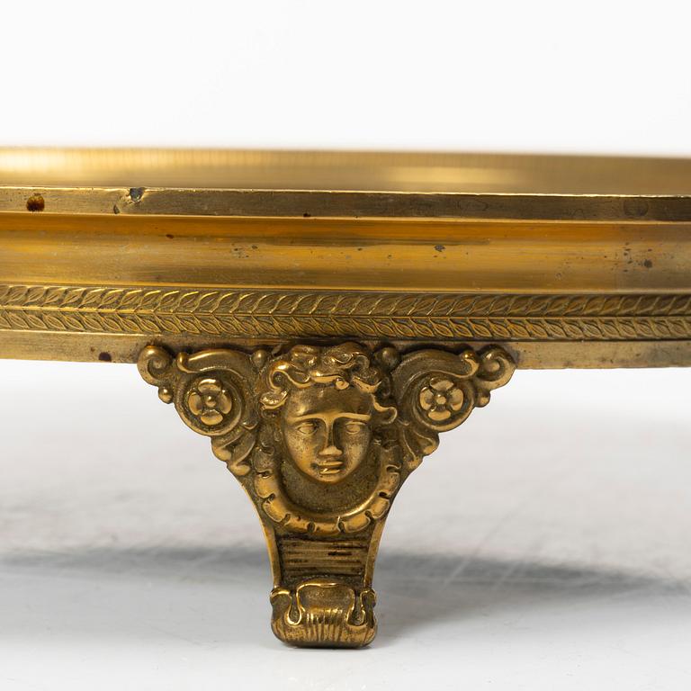 An Empire style table plateau, second half of the 19th century.