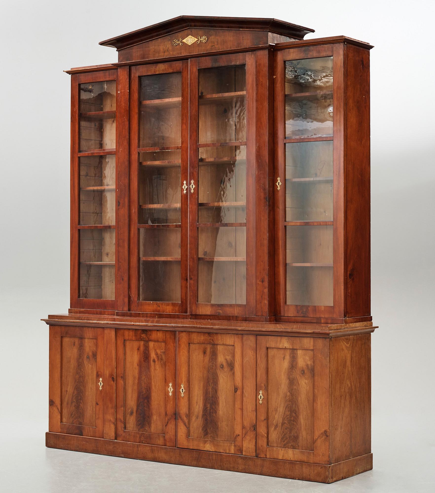 A Swedish Empire bookcabinet.