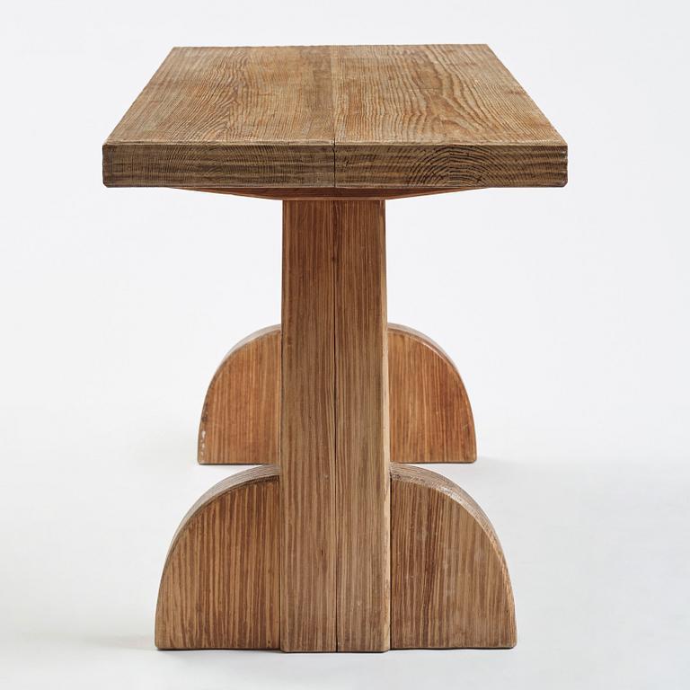 Axel Einar Hjorth, a 'Sandhamn' stained pine table, Nordiska Kompaniet, Sweden 1932.