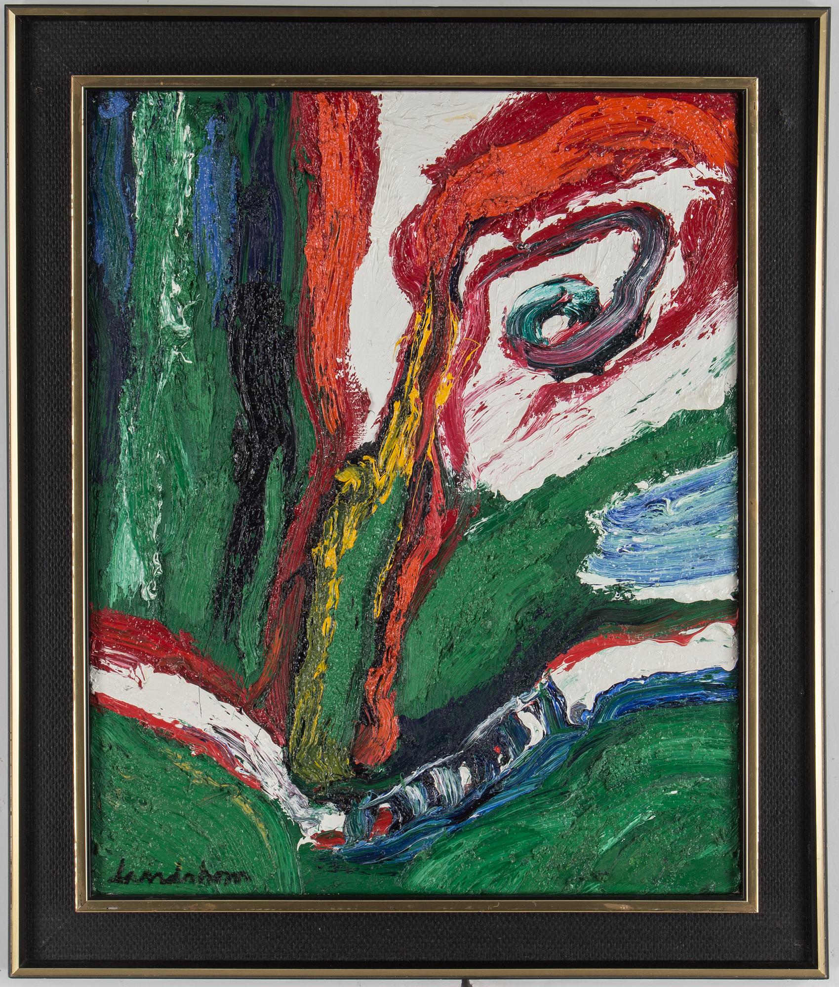 BENGT LINDSTRÖM, oil on canvas, signed Lindström.