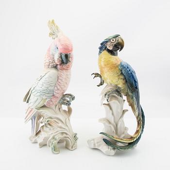 Porcelain figurines, a pair from Rudolstadt, first half of the 20th century.