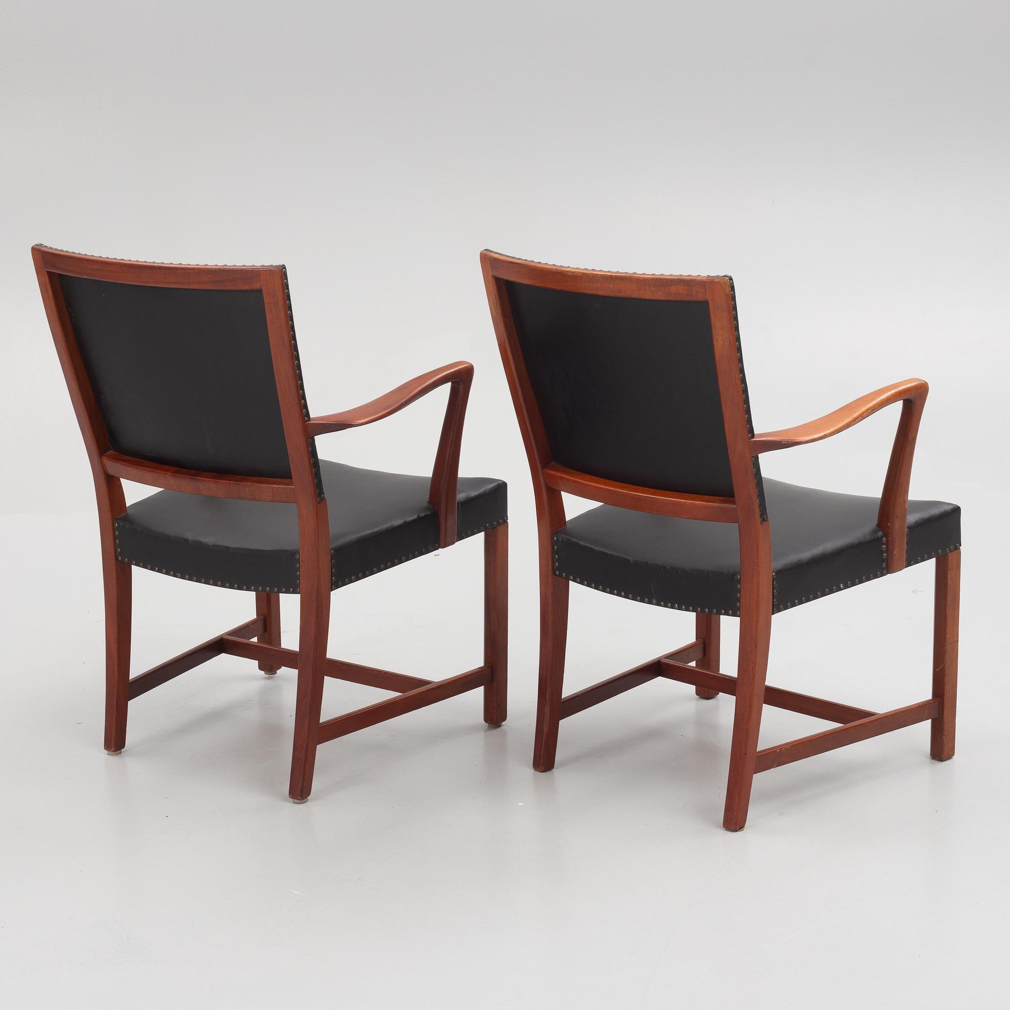Karl Erik Ekselius, a pair of chairs, JOC, Vetlanda, mid 20th Century.