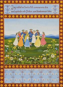 755. Stina Sunesson, "Sommardansen" (Summer Dance).