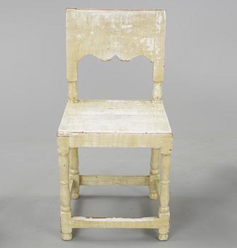 STOLAR, 4 stycken, allmoge, 1800-tal.