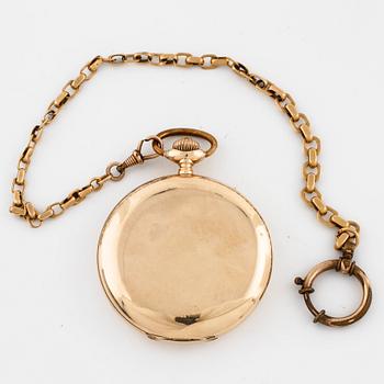 LONGINES, pocket watch, savonette, dial marked "CL Malmsjö & Co Göteborg", 52,5 mm.