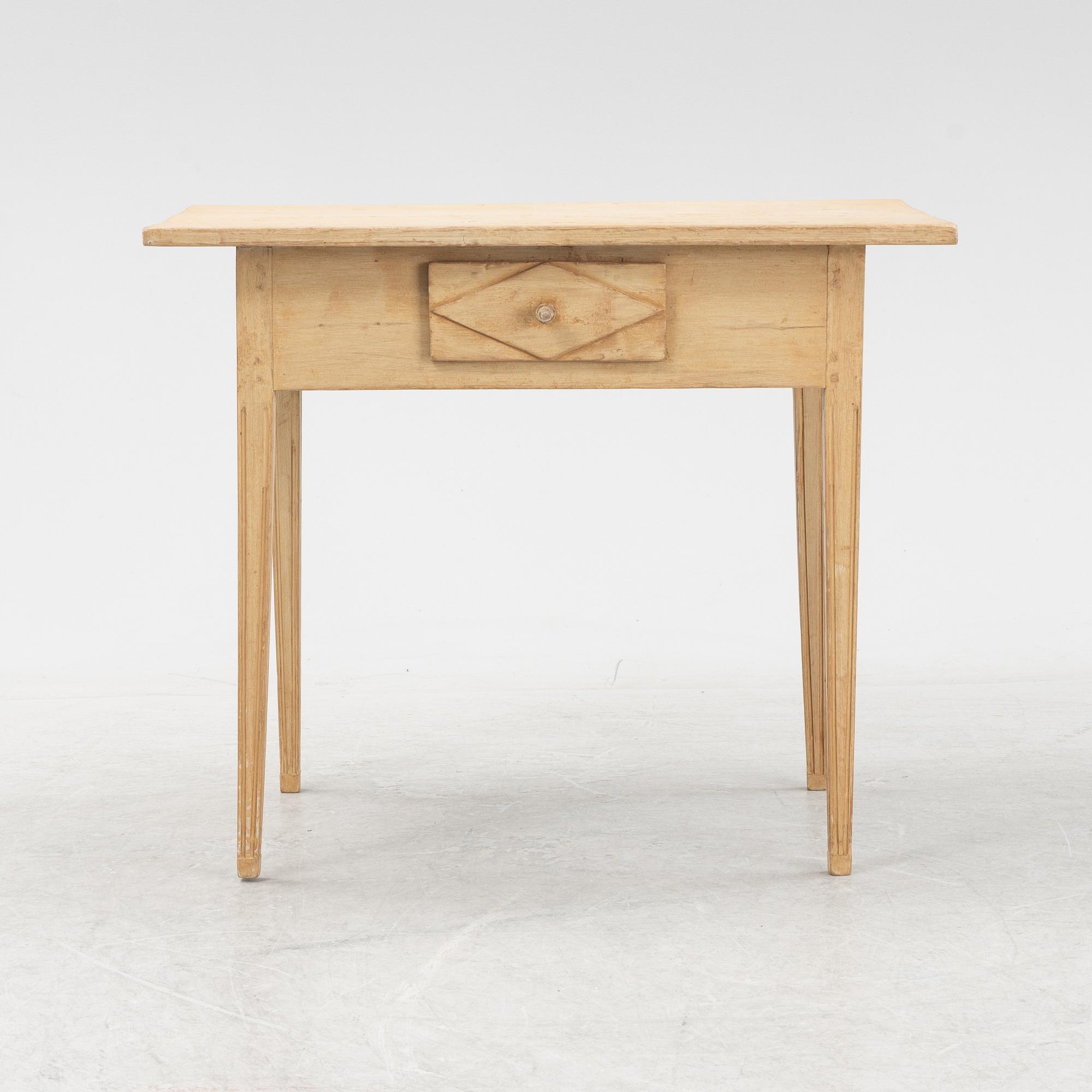 Mössbord, allmoge, 1800-tal.