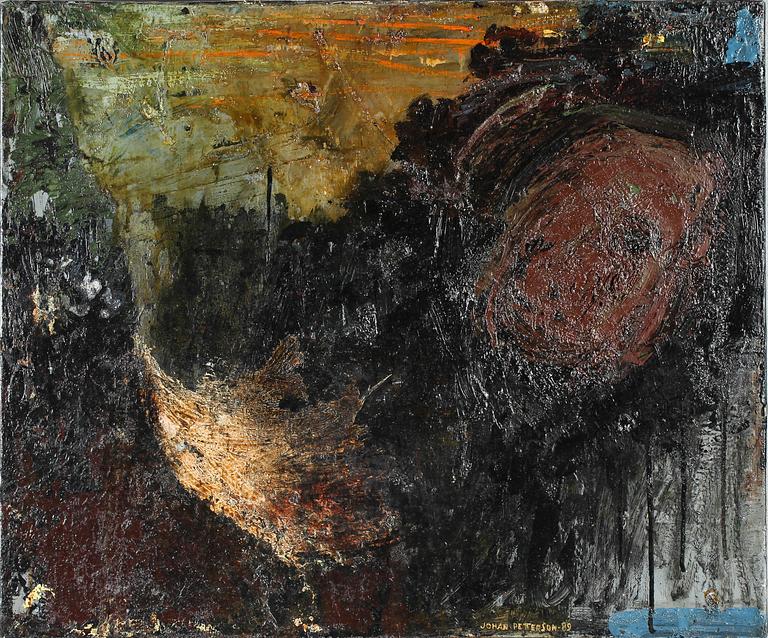 JOHAN PETTERSON, olja på duk, signerad och daterad -89.