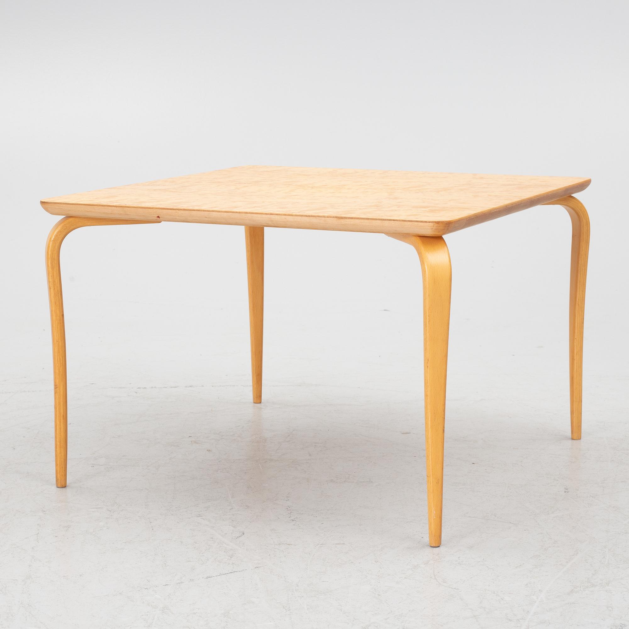 Bruno Mathsson, Side table, "Annika", Bruno Mathsson International, Värnamo, late 20th century.