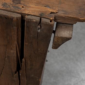 HÄNGSKÅP, allmoge, Dalarna, 1700-/1800-tal.