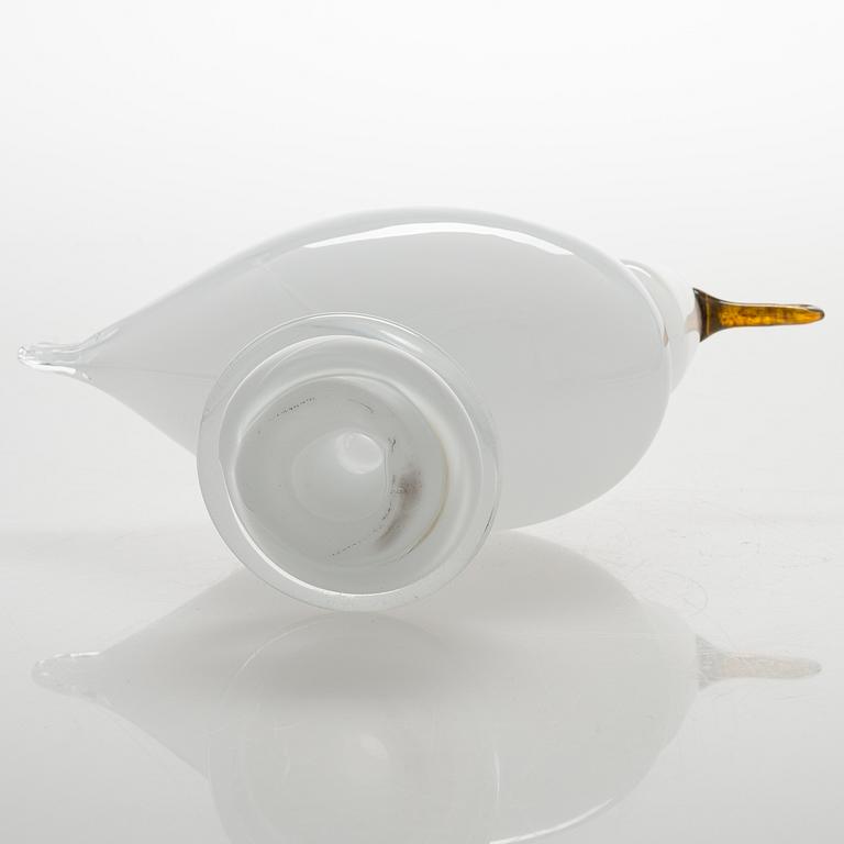 Oiva Toikka, a glassbird, signed O. Toikka Nuutajärvi.