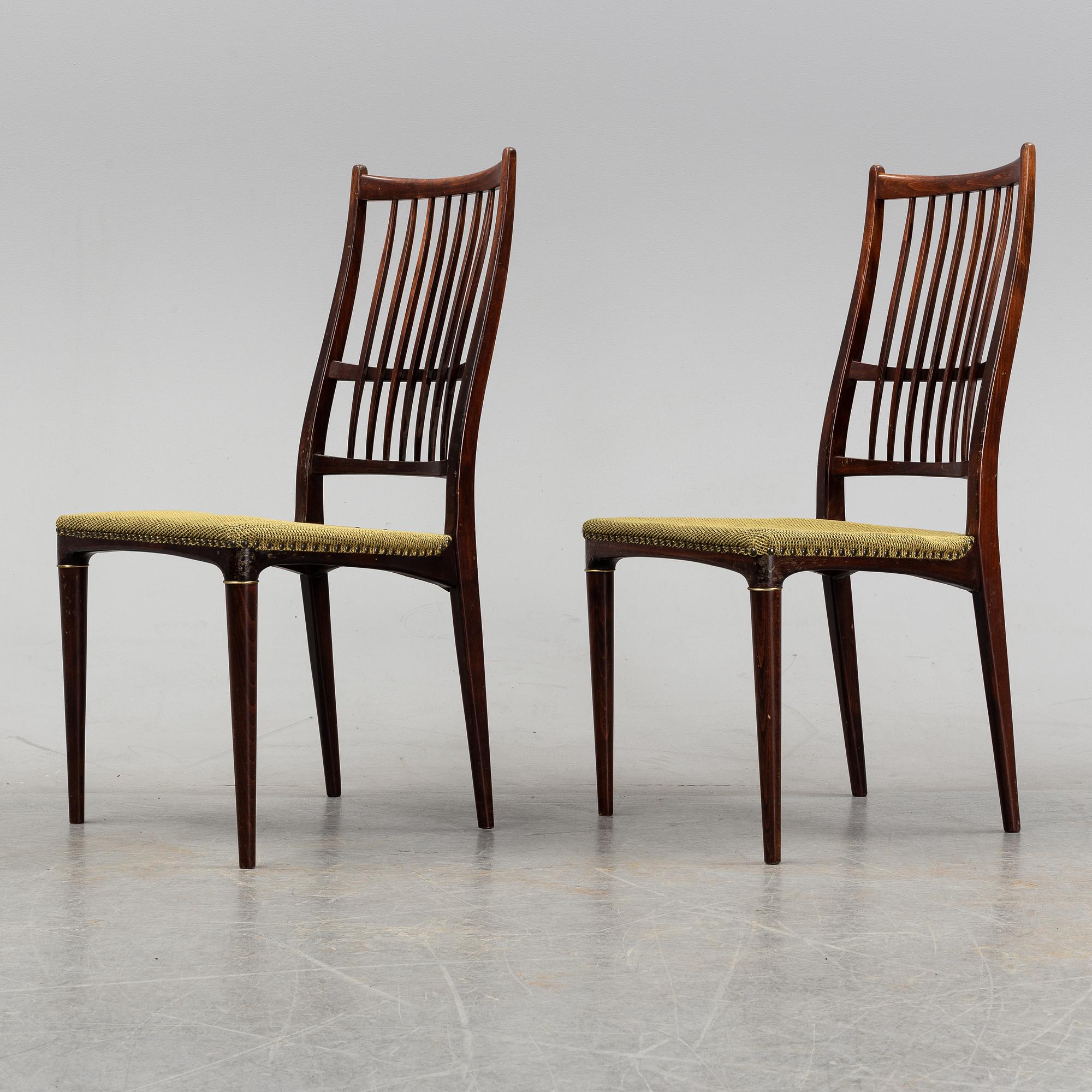 A 7 piece dining group by Svante Skogh, Seffle Möbelfabrik, Säffle, 1950's/60's.