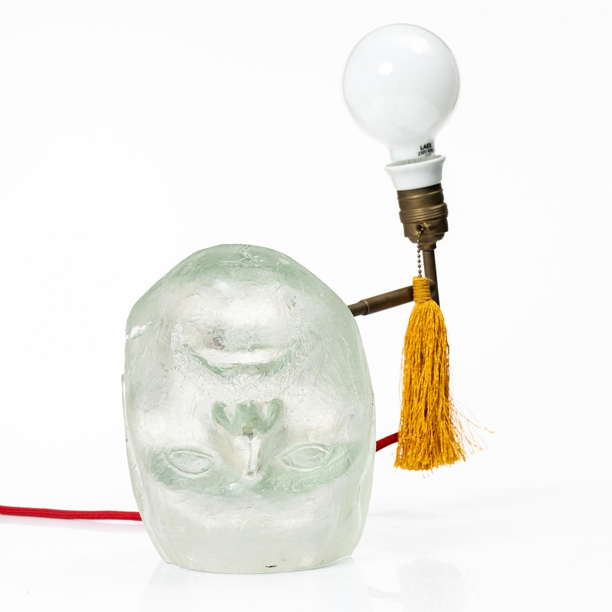 Karl-Magnus Nilsson, skulptur/bordslampa.