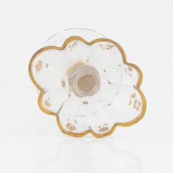 Uppsatsskål, glas, 1700-tal.