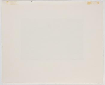 Gudmar Olovson, etching. Signed Gudmar and numbered EA 5/5 in pencil.