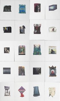 Ivor Abrahams, "E.A. Poe. Tales and Poems", 20 färgserigrafier, 1976.