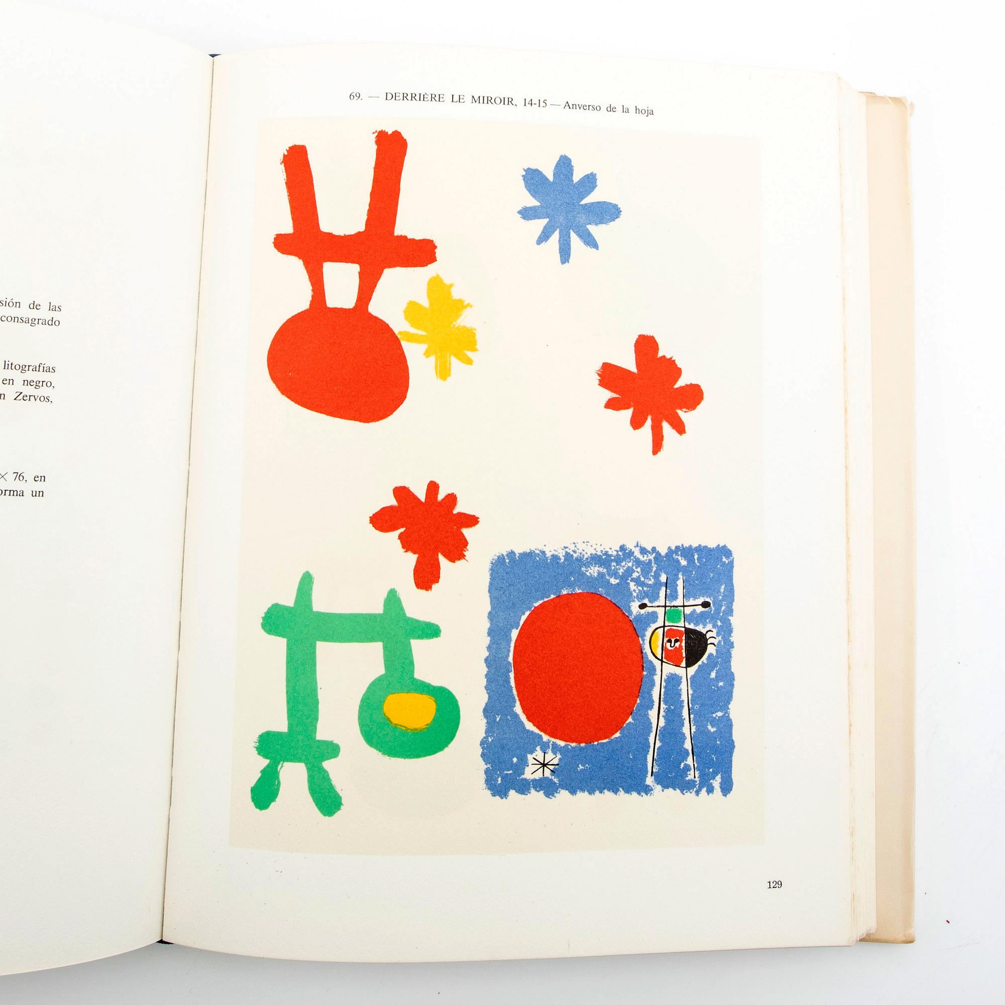 Joan Miró, bok med 11 färglitografier, "Joan Miró Lithographies", Volume I, Maeght, Paris, 1972.