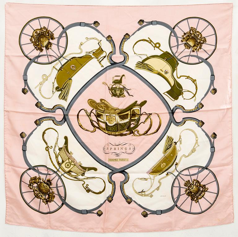 Hermès, scarf, "Springs".