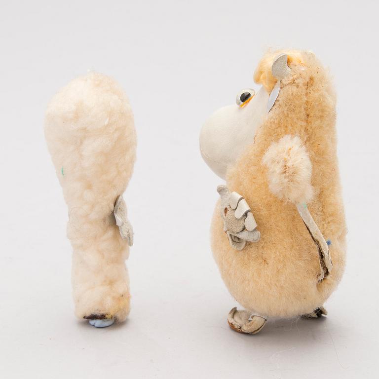 Two 1950-60s Moomin characters by  Atelier Fauni, Finland.