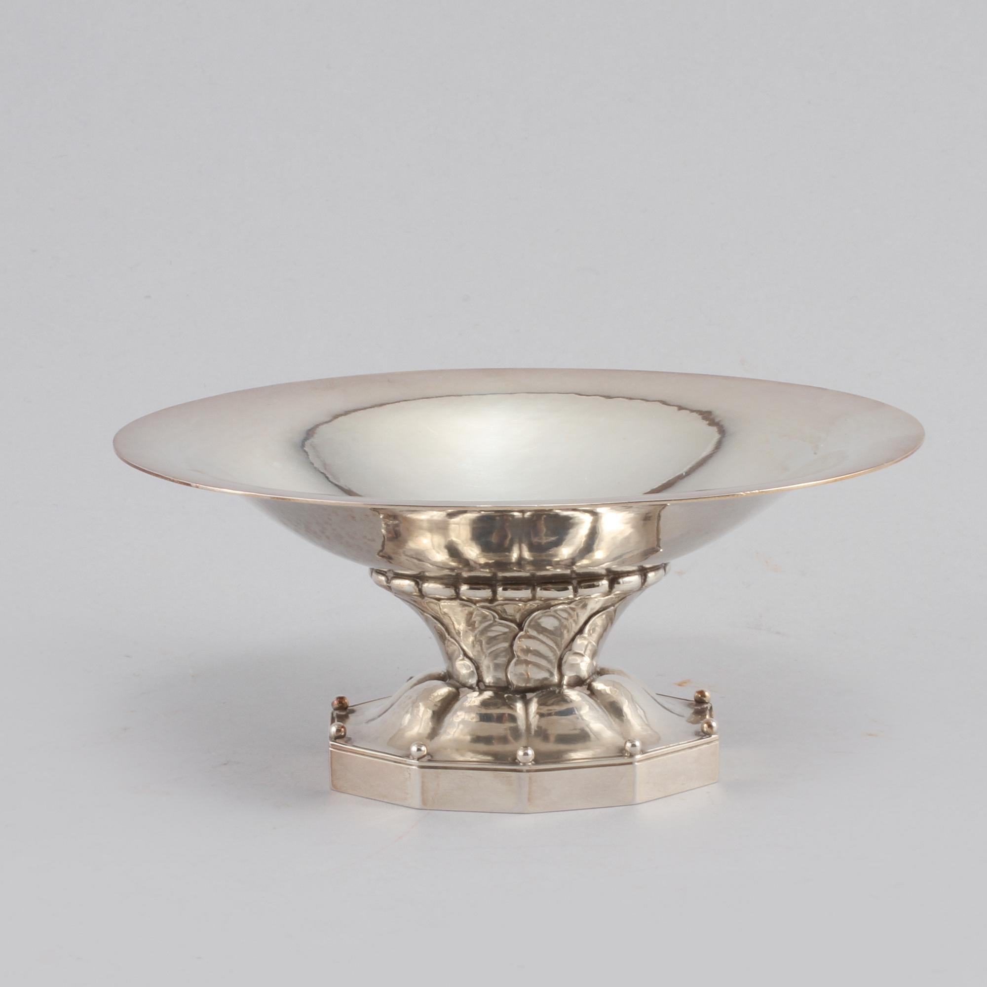 SKÅL, silver, Georg Jensen, Danmark, 1900-tal, vikt 116 g.