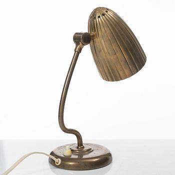Harald Notini, a table lamp model "15480", Arvid Böhlmarks Lampfabrik, Stockholm, 1940s.