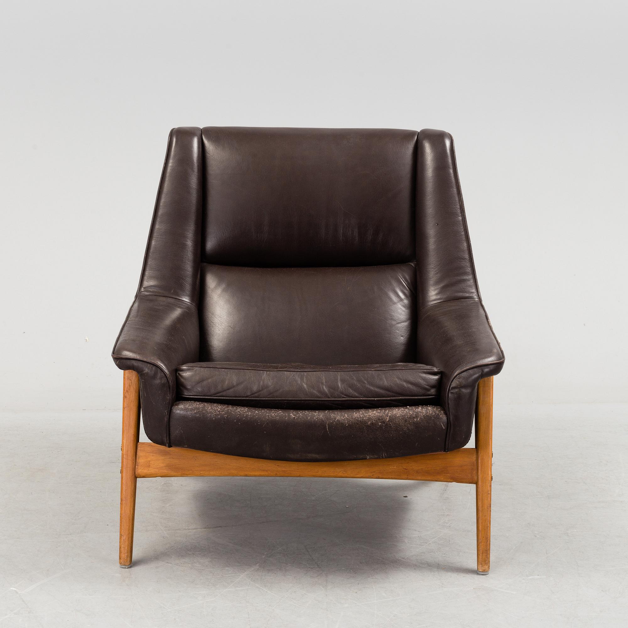 FOLKE OHLSSON, fåtölj, "Profil", Bra bohag, Dux Ljungs Industrier, 1960-tal.