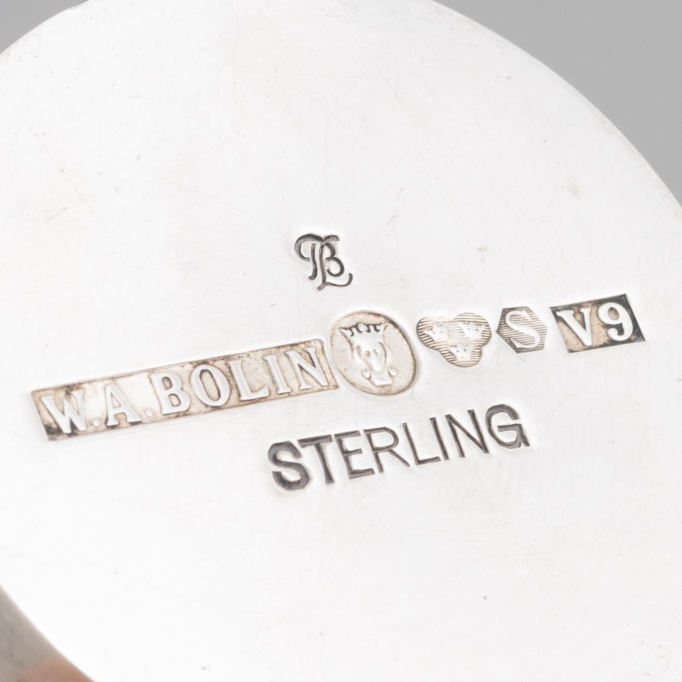 Barbro Littmarck, cup, sterling silver, W.A. Bolin, Stockholm 1971.