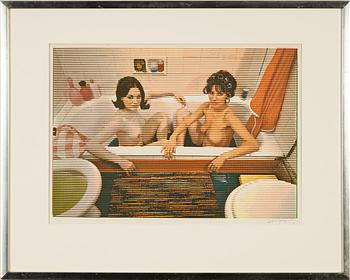 Alain Jacquet, färgserigrafi, signerad och numrerad 61/100.