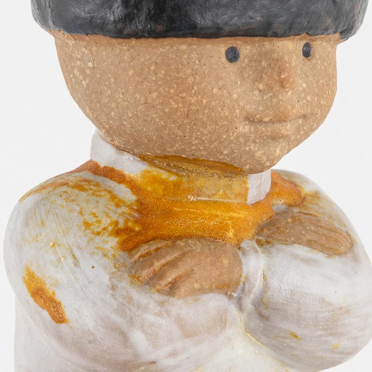 Lisa Larson, a set of four figurines, earthenware, Gustavsberg, Sweden.