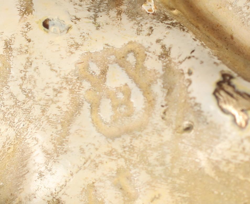 FIGURIN, sk Wienerbrons. Franz Bergmann, gjutarstämpel, ca 1900.