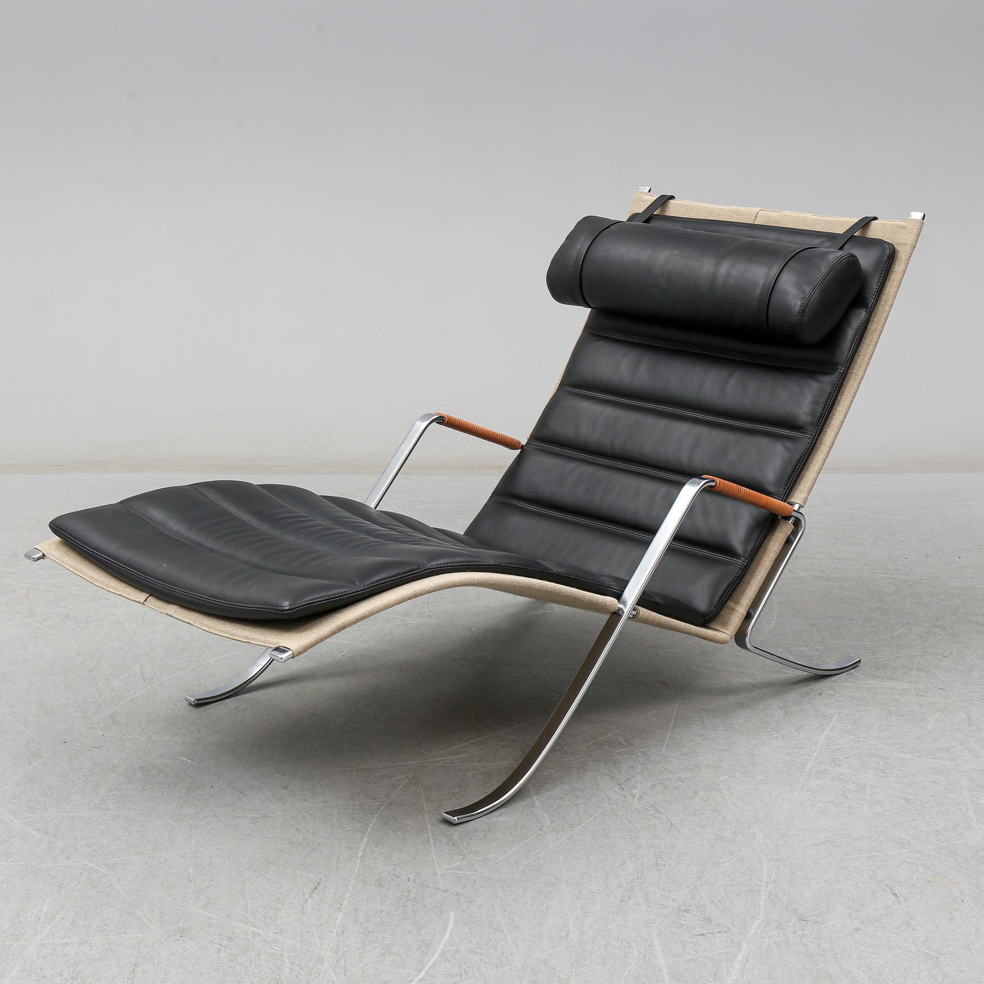 A FK 87 Grasshopper Lounge Chair by Preben Fabricius & Jørgen Kastholm.