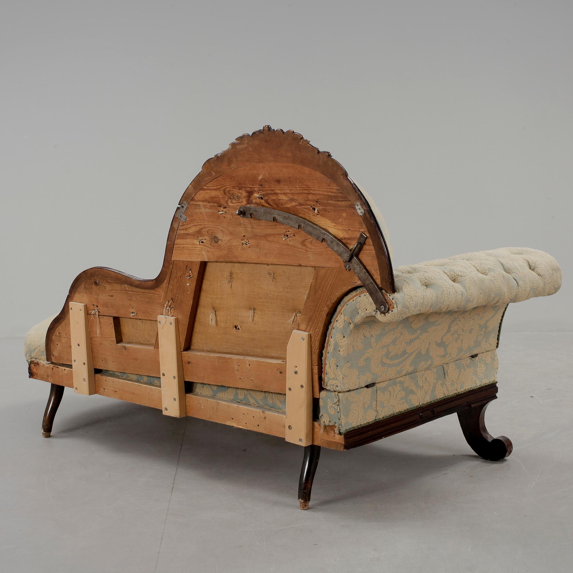 CANAPÉ, nyrokoko, 1800-talets slut.