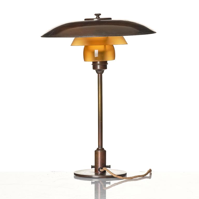 Poul Henningsen, a table lamp model "PH 3 1/2 - 2 1/2", Louis Poulsen, Denmark, ca 1928-32.