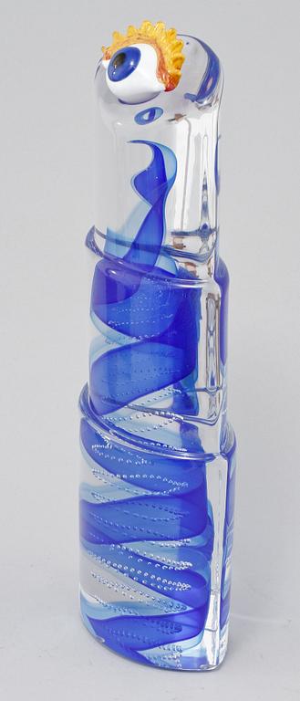 SKULPTUR, glas, Kjell Engman, Kosta Boda, 1900-talets slut.