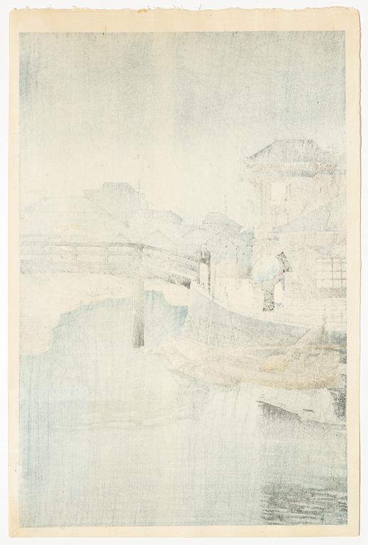Kawase Bunjiro Hasui, 'Shinagawa'.