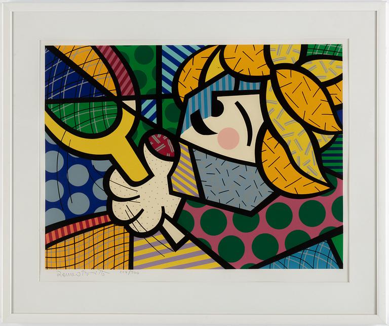 ROMERO BRITTO, silkscreen, 1984, signed in pencil and numbered 229/300.