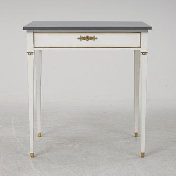 A Gustavian style table, first half of the 20th century.