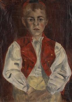 Siri Derkert, "Bror Harry" (Porträtt av Harry Derkert).