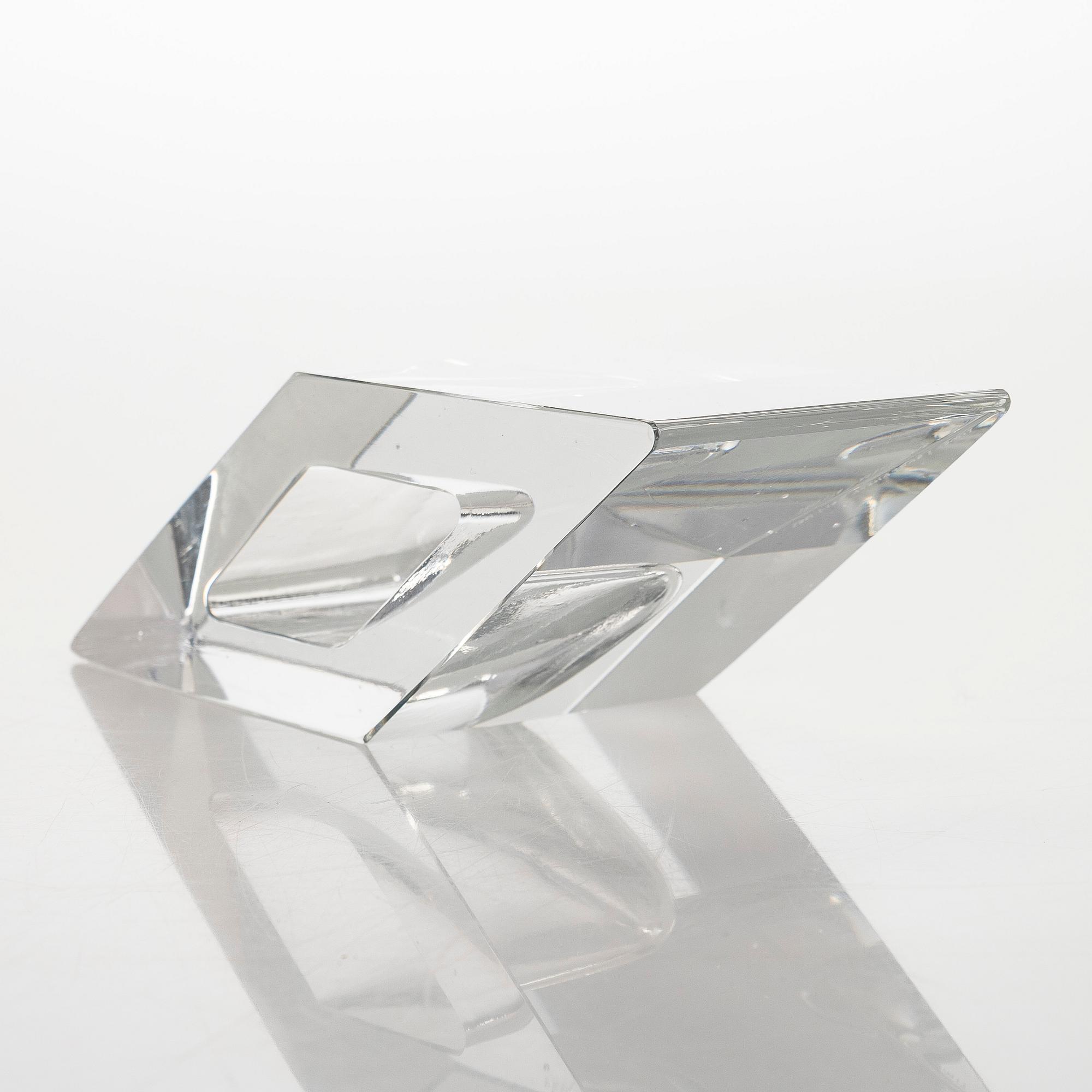 Timo Sarpaneva, konstföremål "Kohinoor" signerad Timo Sarpaneva, Iittala 61 / 1983.