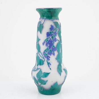 La Rochère, a cameo glass vase, France.