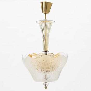 Taklampa, Orrefors, 1900-talets mitt.