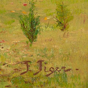 Frans Tiger, oil on canvas, signed.