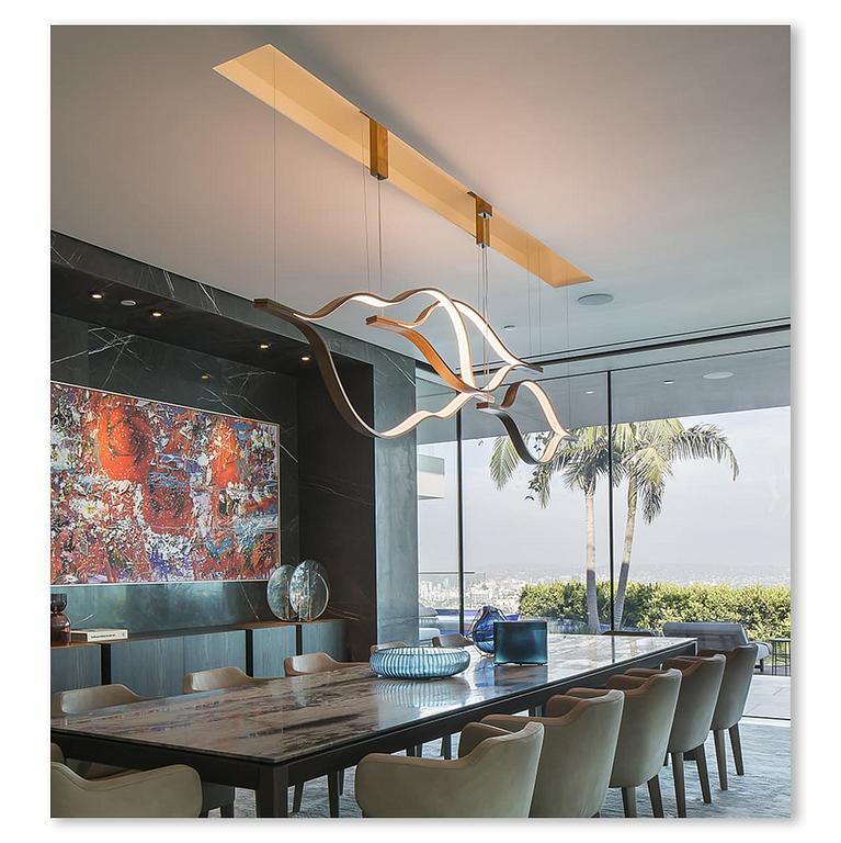 Massimo Castagna, ceiling lamp "Tape", 3 parts, Henge.