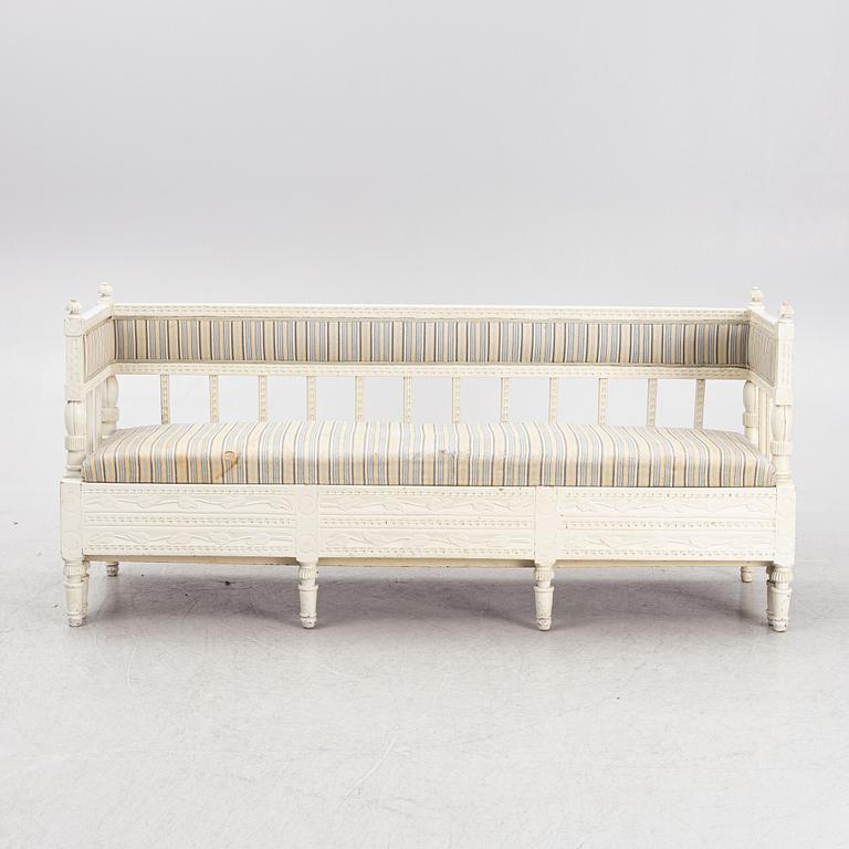 A Gustaivan sofa, early 19th century.