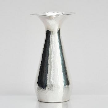 a sterling silver vase, Stockholm 1978.
