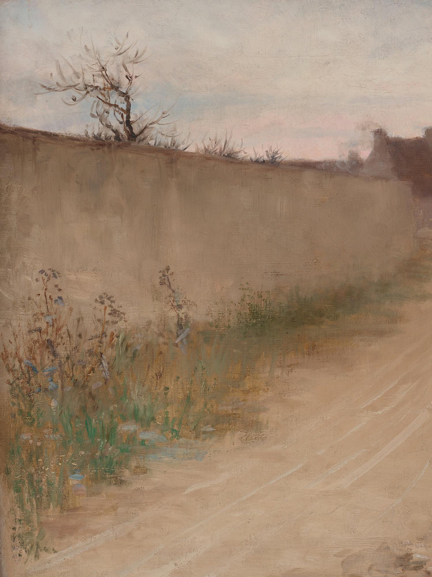Nils Kreuger, Village street, Grez.