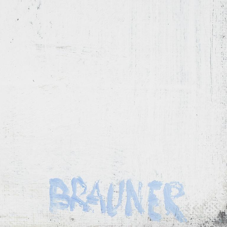 JAN BRAUNER, olja på duk, signerad.
