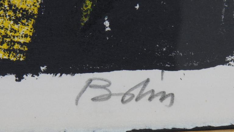 BOLIN, GUSTAV, Färglitografi, sign o numr 137/150.