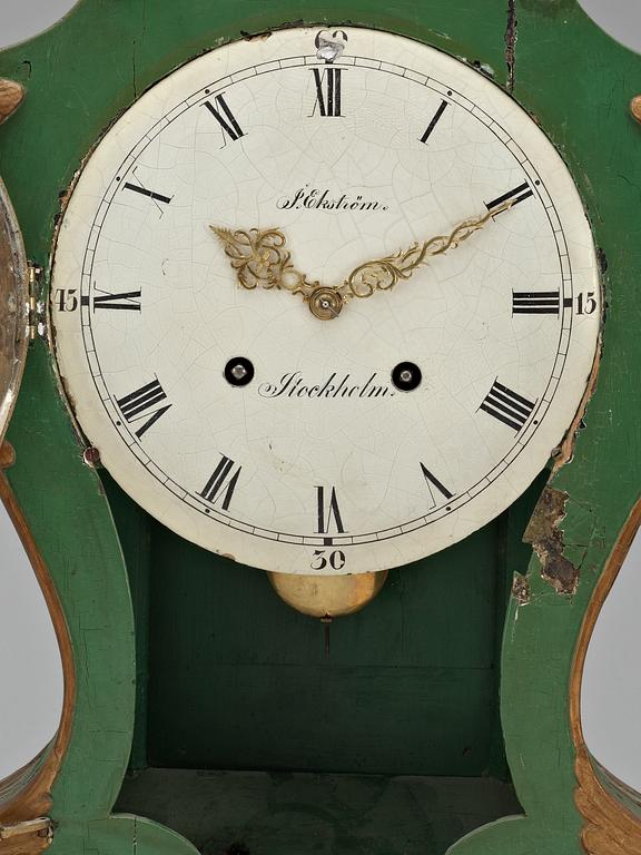 A Swedish Rococo 1760's bracket clock by J. Ekström.