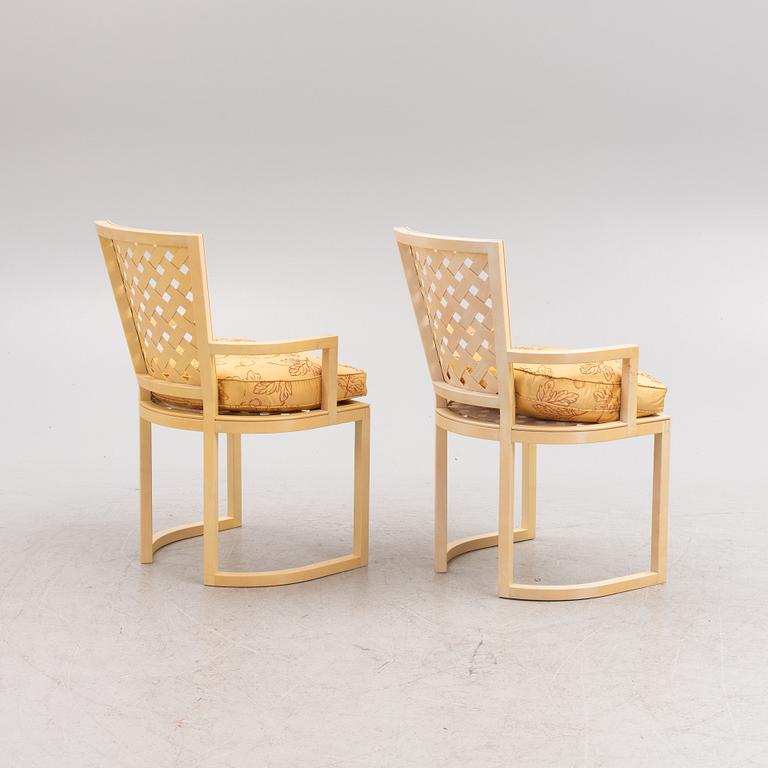 Per Öberg & Sven-Philip Sörensen, six "Confidencen" chairs, Sweden, 1980's.