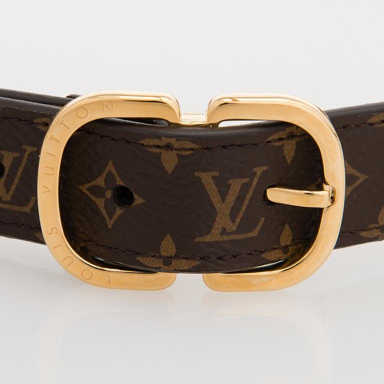 Louis Vuitton, "Mini Monogram 25", bälte, storlek 80/32.